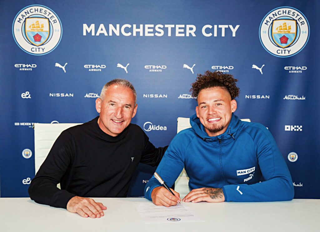 Txiki Begiristain and Kalvin Phillips