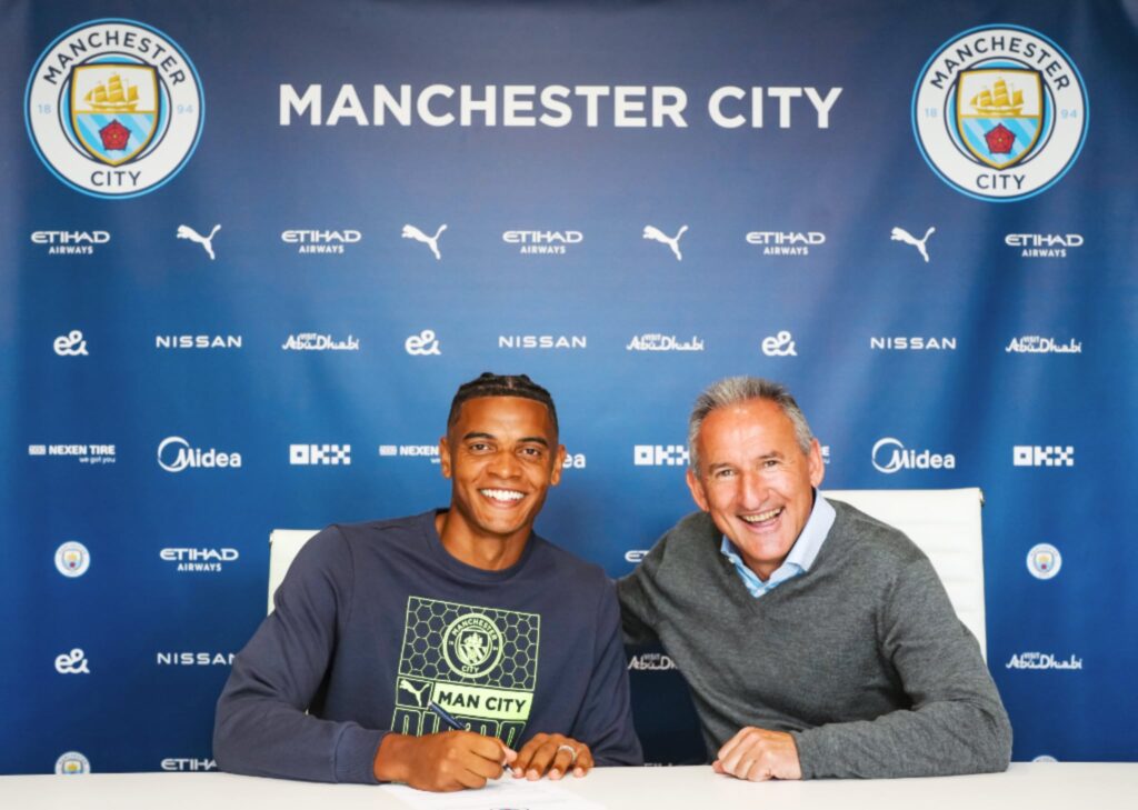 Manuel Akanji and Txiki Begiristain