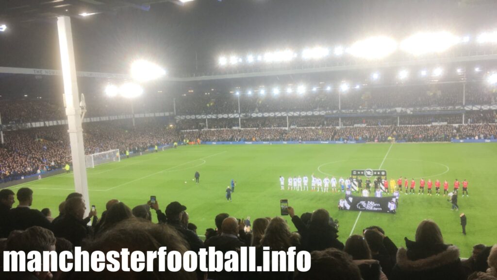 Everton vs Man Utd - Lineups at Goodison Park - Sunday October 9 2022