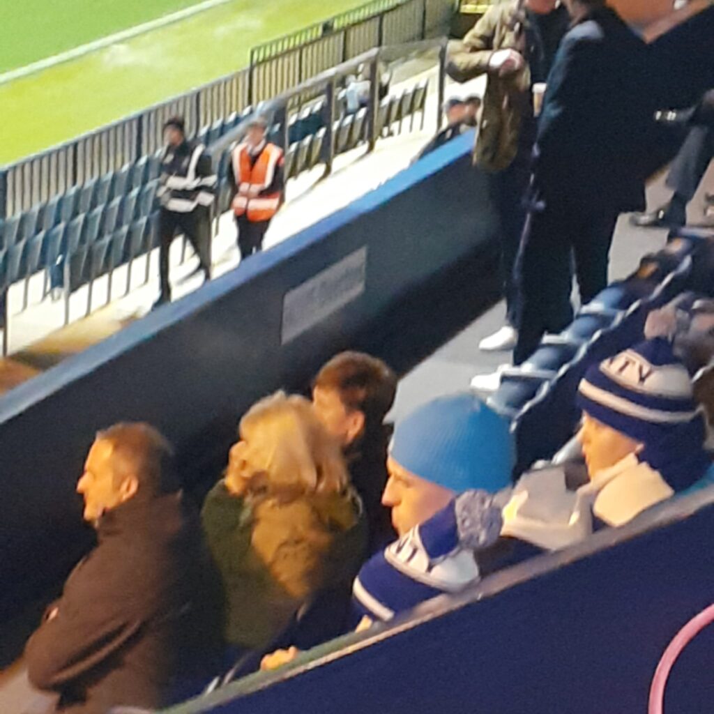 Phil Foden watches Stockport County