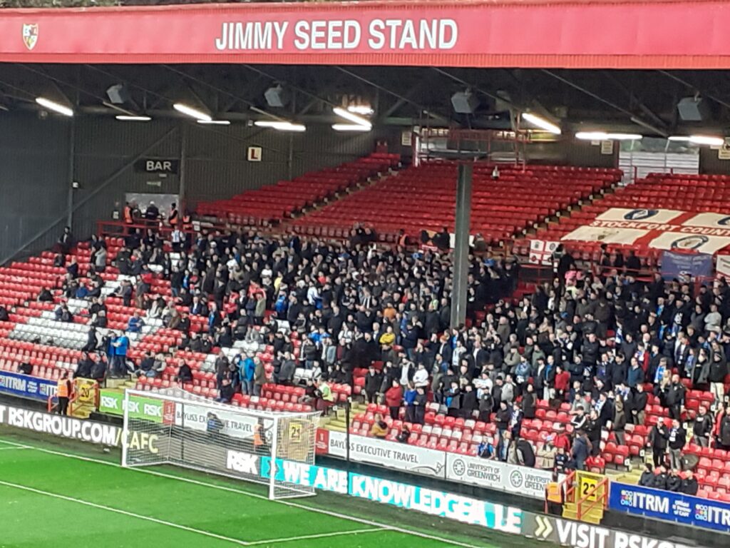 Stockport County's travelling army