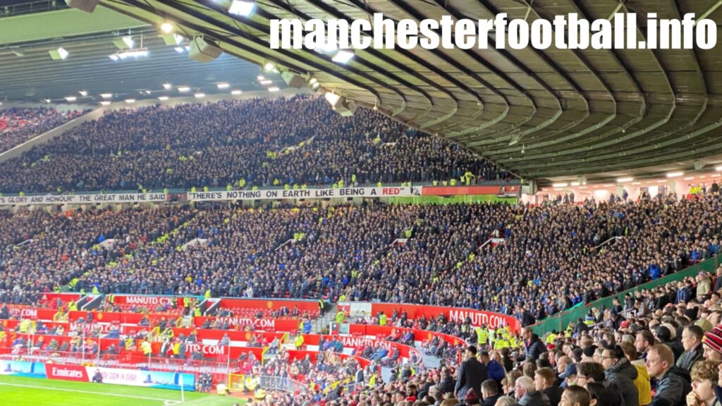 Man Utd vs Everton - 9000 Everton fans in away end at FA Cup game