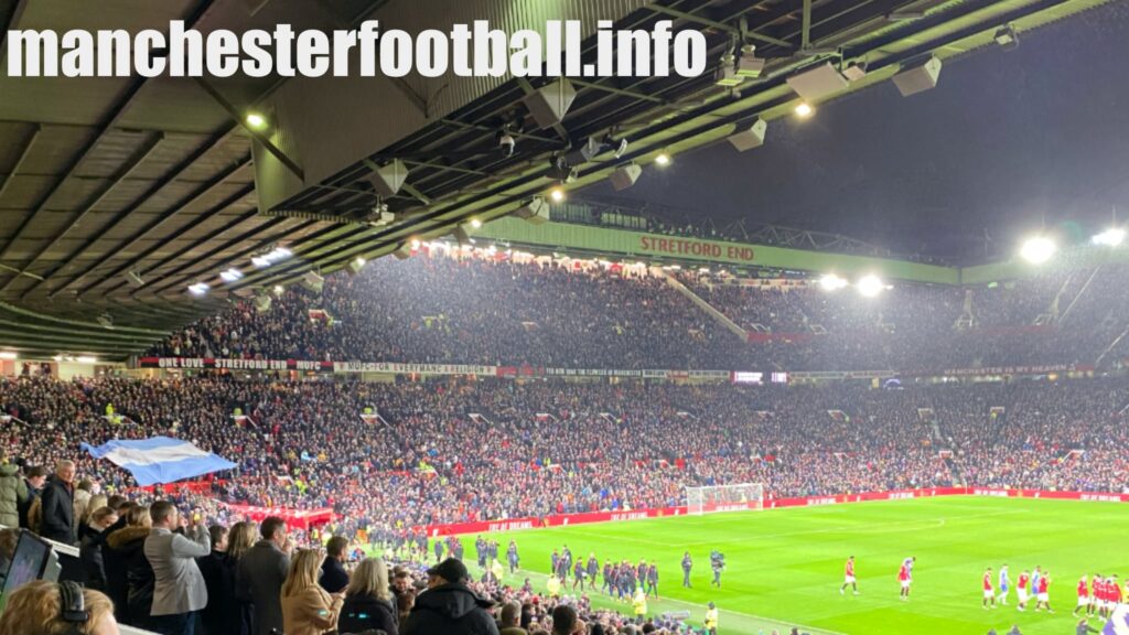 Manchester United vs Bournemouth - Argentina Flag to celebrate World Cup Winner Lisandro Martinez return to action