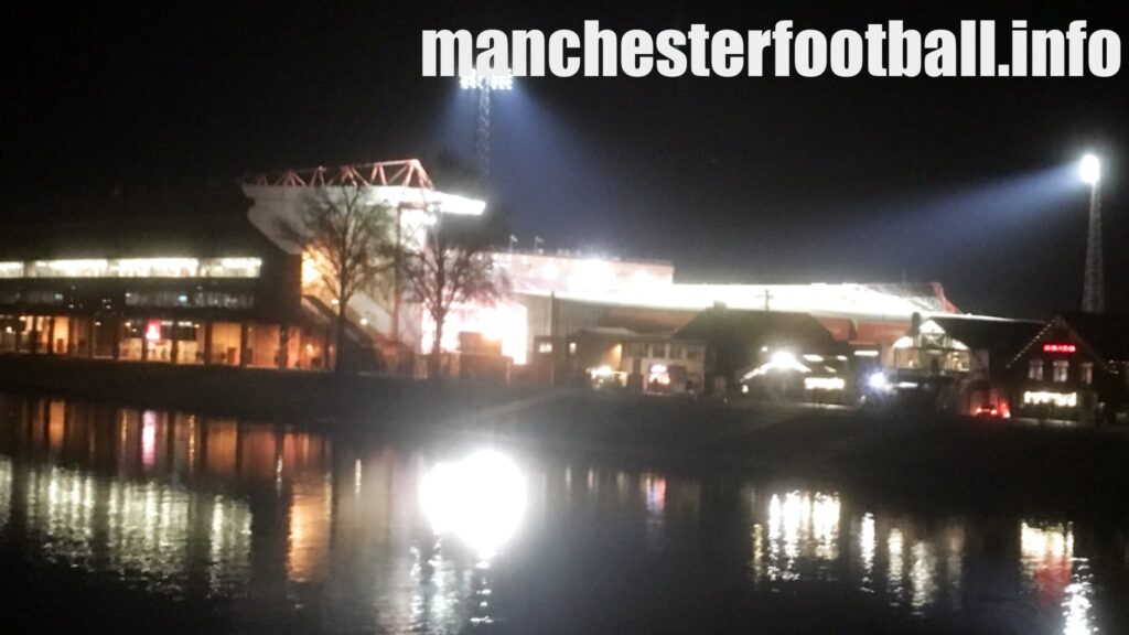 Nottingham Forest City Ground at night