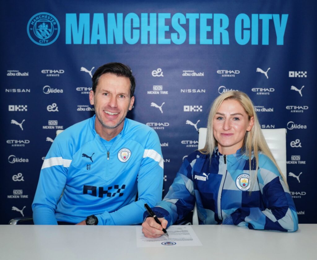 Gareth Taylor and Laura Coombs - new contract