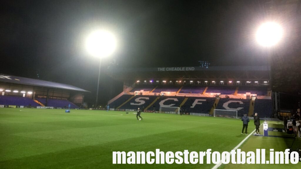 Stockport County Stadium - Edgeley Park at Night