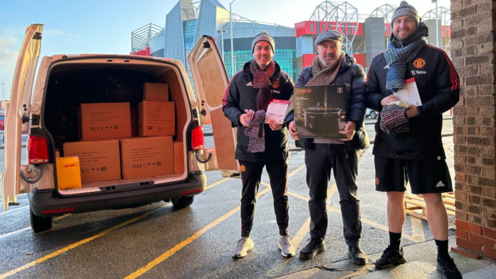 Manchester United Foundation donate 100000 essentials for winter