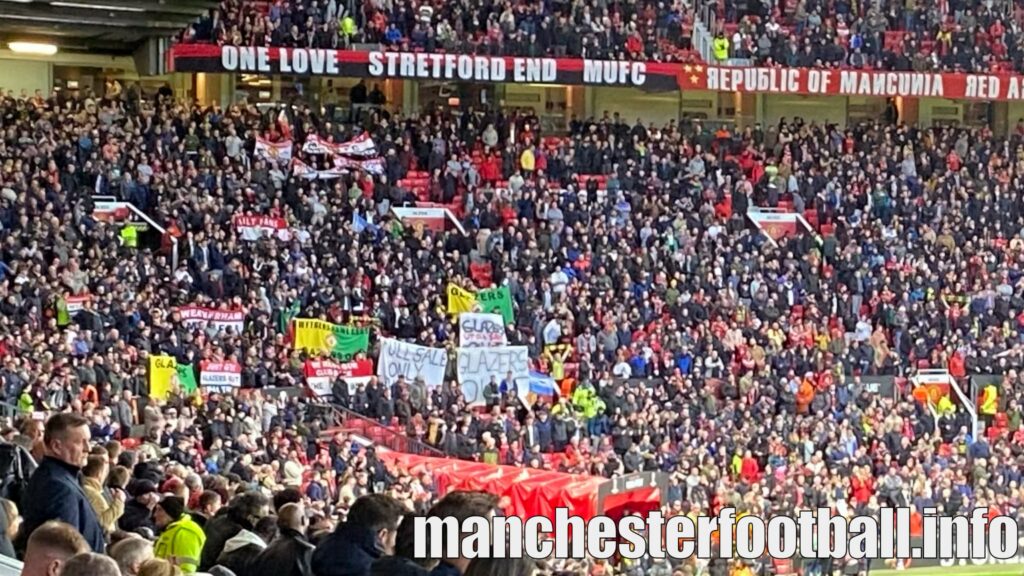 Banners at Old Trafford
