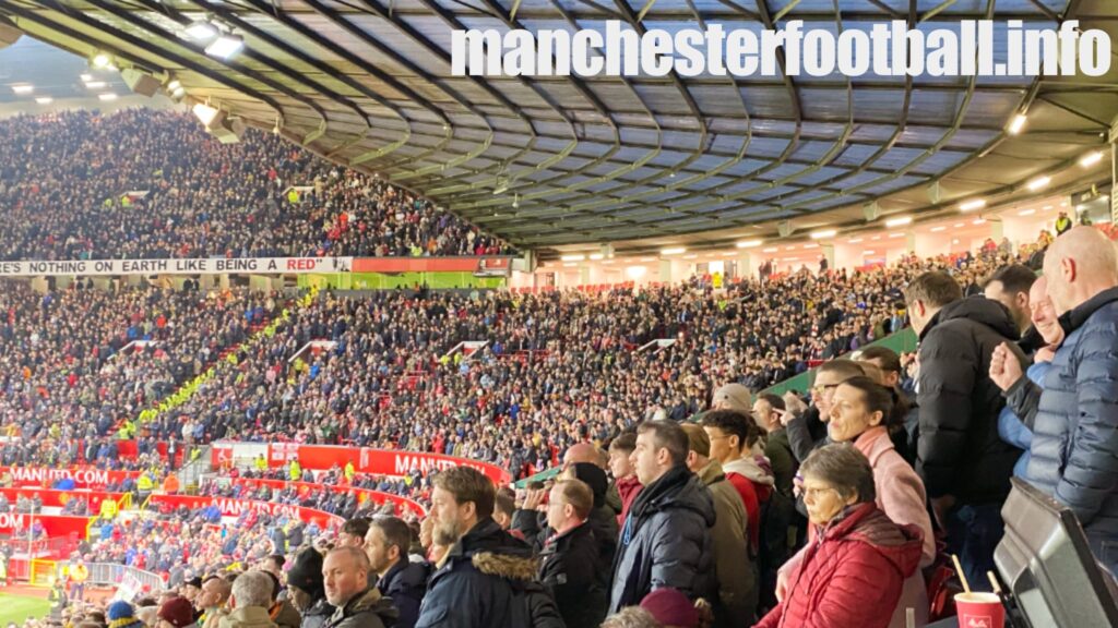 Man Utd vs Brentford - away end - Wednesday April 5 2023