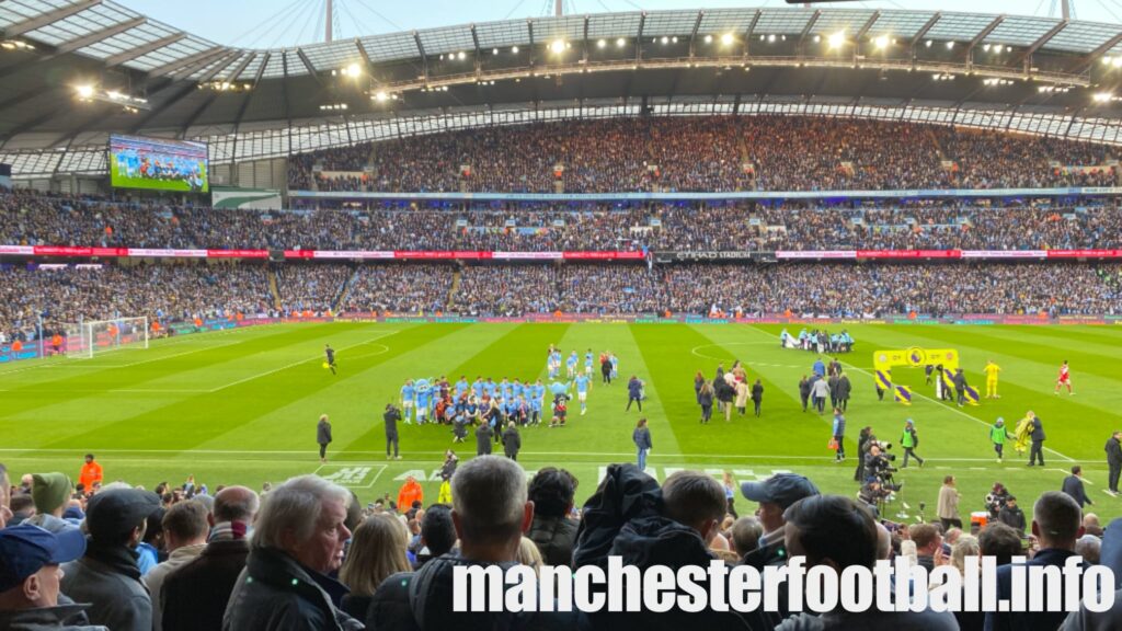 Manchester City lineup at the Etihad for the game against Arsenal - Wednesday April 26 2023