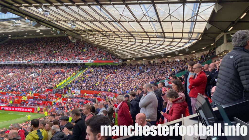Manchester United vs Everton - away fans - Saturday April 8 2023