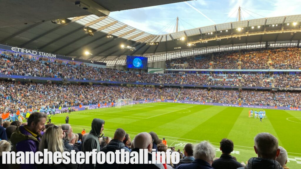 Blue Moon Rising at the Etihad Stadium - Man City