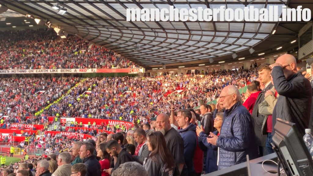 Manchester United vs Chelsea - away fans - Thursday May 25 2023