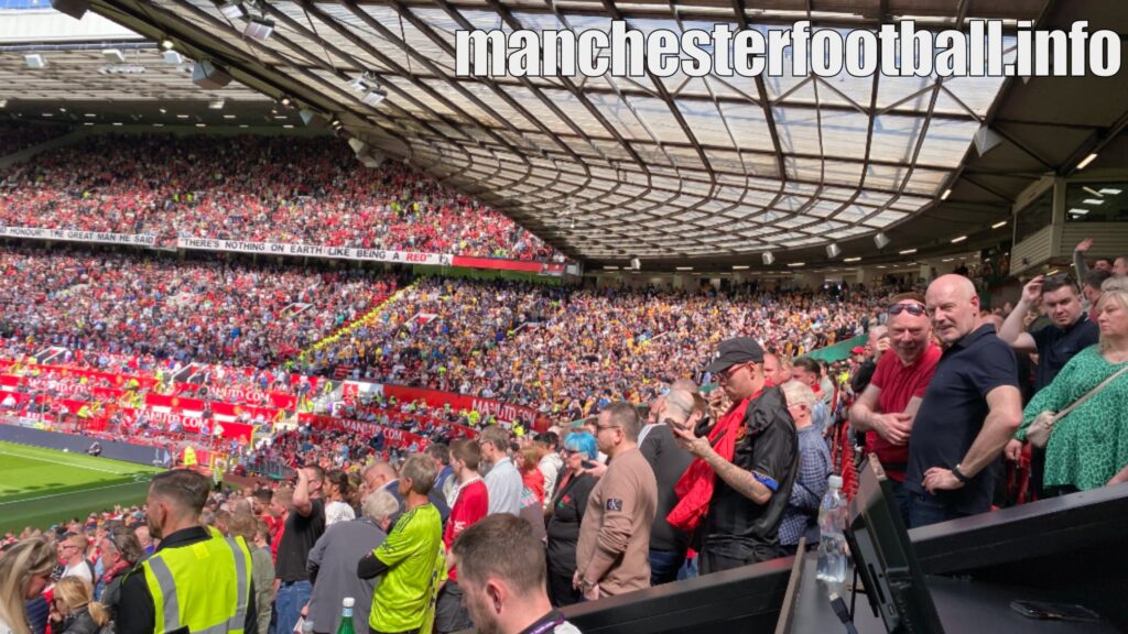 Manchester United vs Wolves - fans at Old Trafford - Saturday May 13 2023