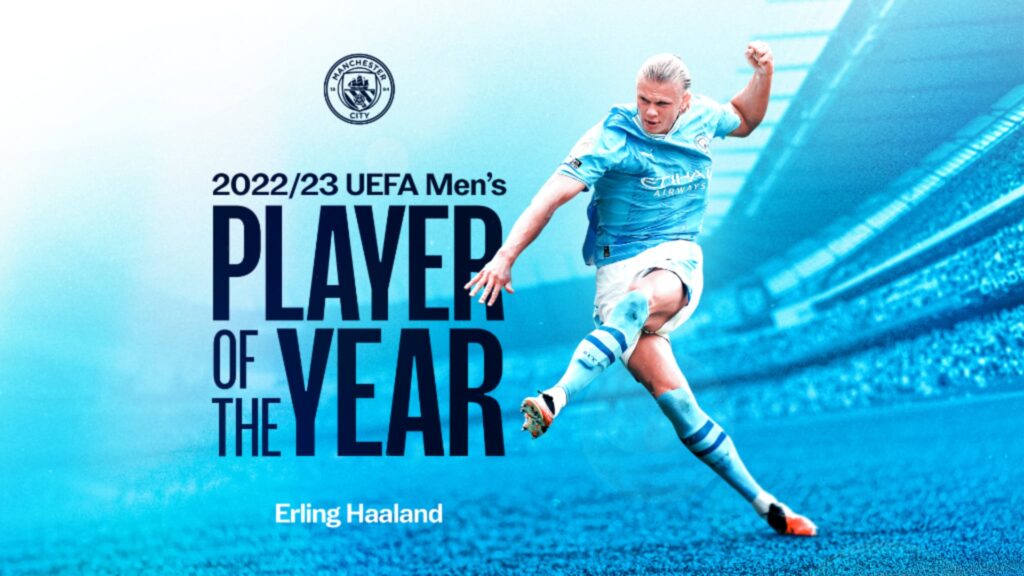 Erling Haaland UEFA Men's Player of the Year