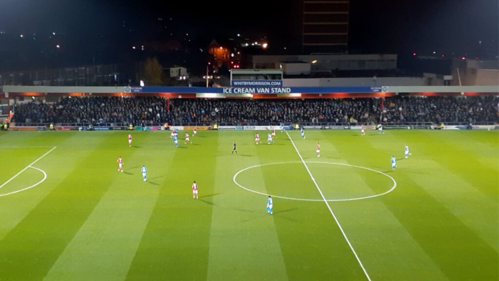 Crewe Alexandra Stadium - Mornflake Stadium - Ice Cream Van Stand