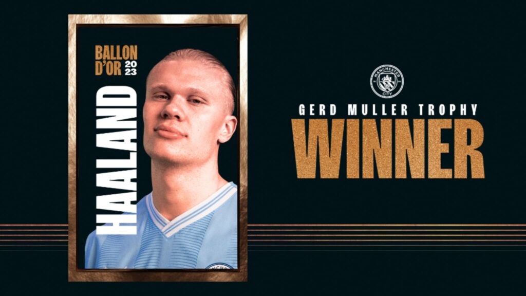 Erling Haaland - Gerd Muller Trophy Winner