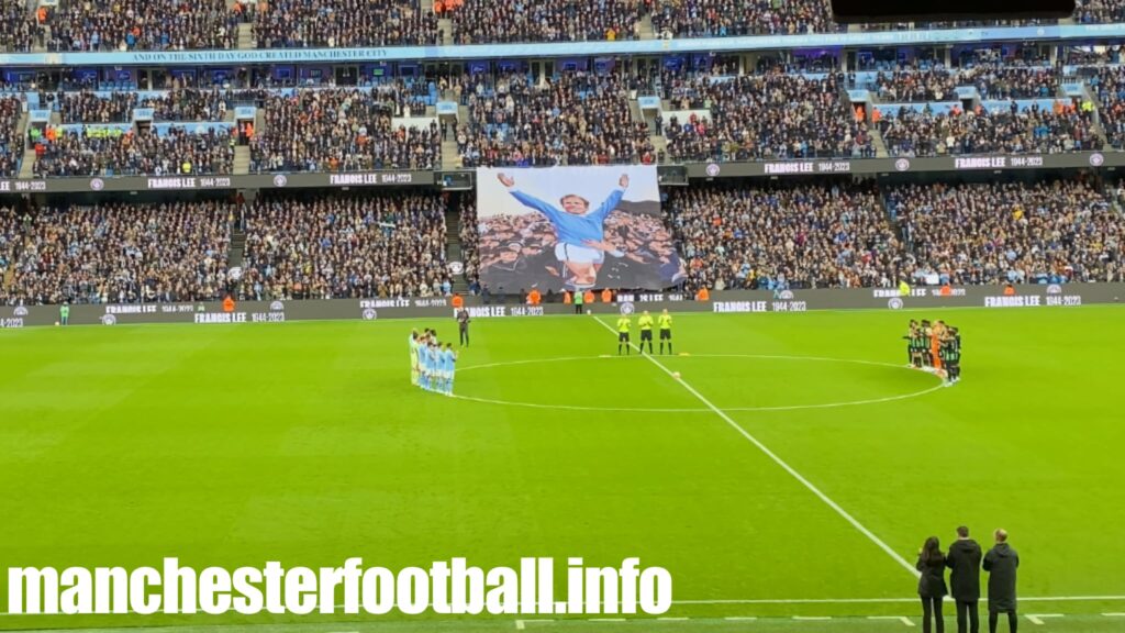 Man City vs Brighton - Franny Lee tribute - Saturday October 21 2023