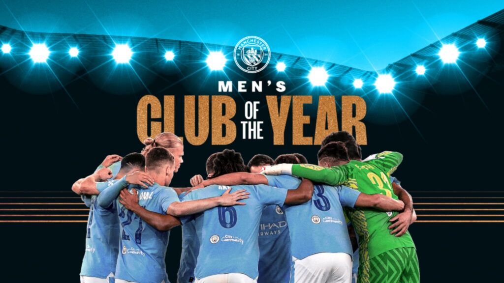 Manchester City Ballon d'Or Club of the Year 2023