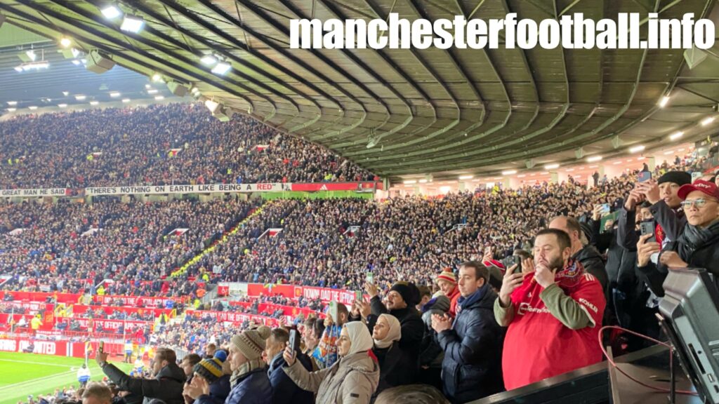 Man Utd vs Aston Villa - away fans - Tuesday December 26 2023