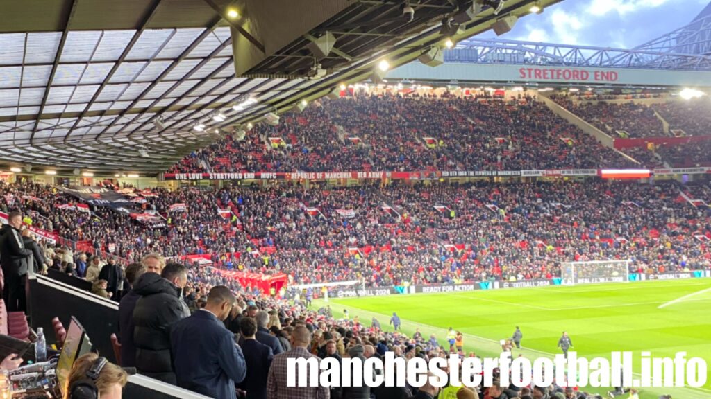 Man Utd vs Tottenham - Stretford End at Old Trafford Stadium