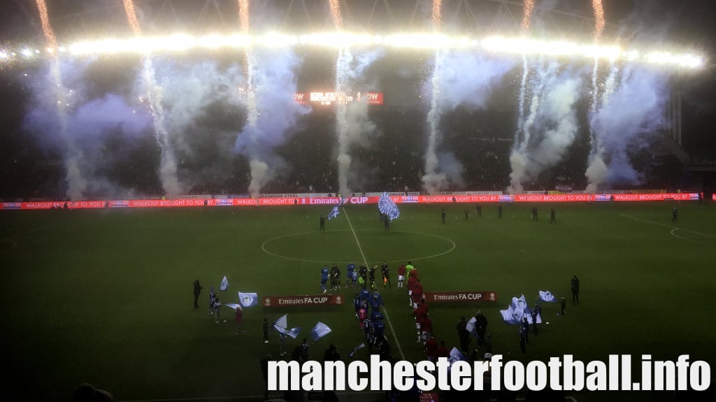 Wigan Athletic vs Manchester United - FA Cup Fireworks - Monday January 8 2023
