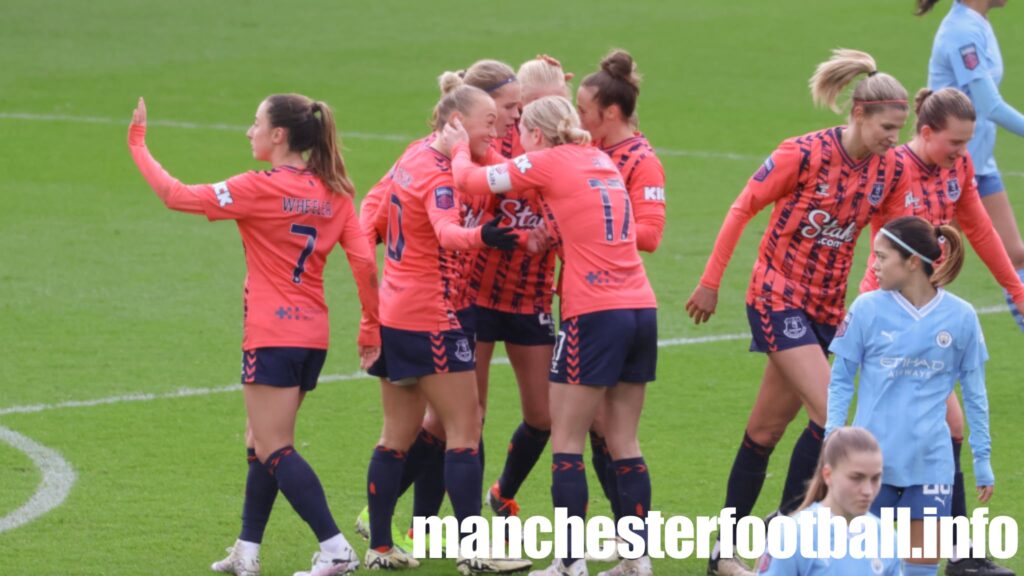 Hanna Bennison celebrates her goal against Man City Women - Saturday March 2 2024